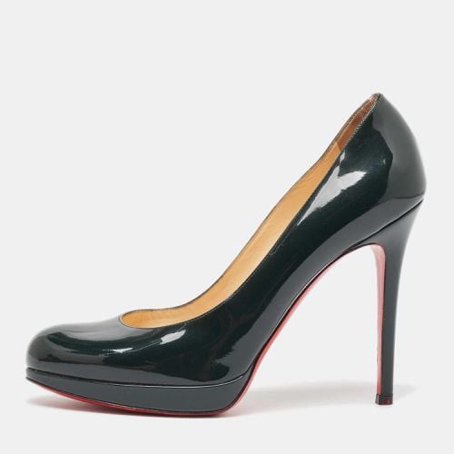 Christian Louboutin Green Patent Leather Simple Pumps Size 37.5 - Christian Louboutin - Modalova