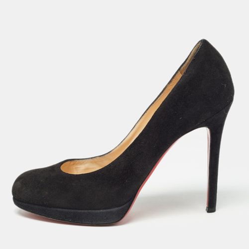 Christian Louboutin Black Suede New Simple Pumps Size 37.5 - Christian Louboutin - Modalova