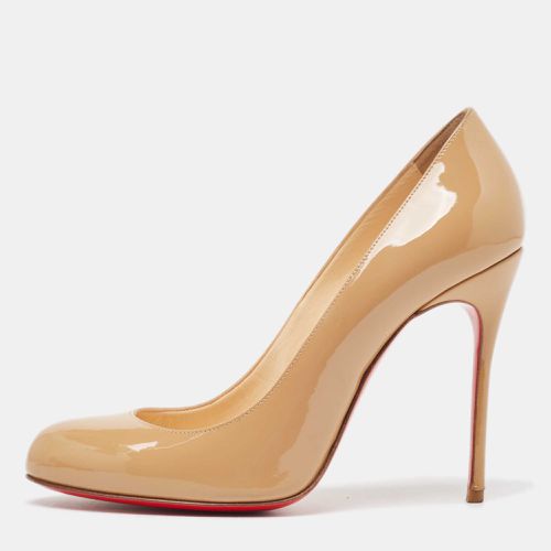 Christian Louboutin Beige Patent Leather Fifi Pumps Size 37.5 - Christian Louboutin - Modalova