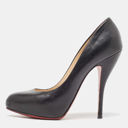 Christian Louboutin Black Leather Rolando Pumps Size 37 - Christian Louboutin - Modalova