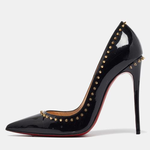 Christian Louboutin Black Patent Leather Anjalina Pumps Size 38.5 - Christian Louboutin - Modalova