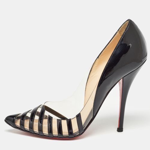 Christian Louboutin Black Patent Leather and PVC Pivichic Pumps Size 35.5 - Christian Louboutin - Modalova