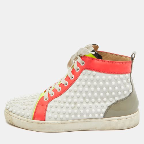 Christian Louboutin Neon Multicolor Leather Louis Spikes Sneakers Size 40 - Christian Louboutin - Modalova