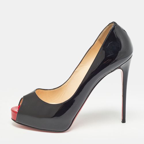 Christian Louboutin Black Patent Leather New Very Prive Pumps Size 37 - Christian Louboutin - Modalova