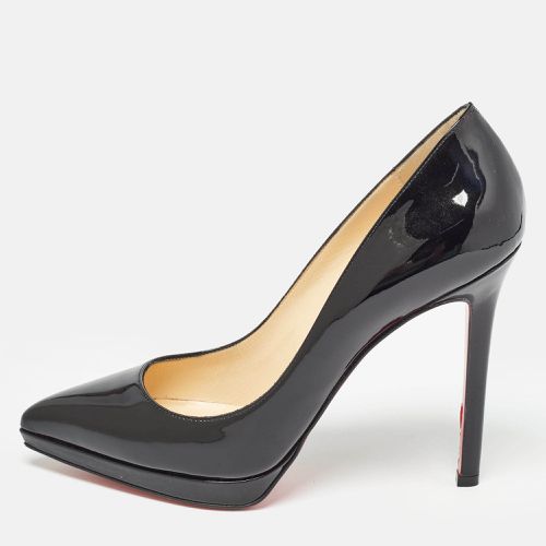 Christian Louboutin Black Patent Leather Pigalle Plato Pumps Size 36.5 - Christian Louboutin - Modalova