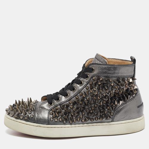 Christian Louboutin Metallic Leather Pik Pik Pik High Top Sneakers Size 40 - Christian Louboutin - Modalova