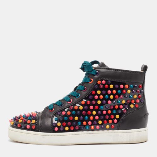 Christian Louboutin Multicolor Leather Louis Spikes High Top Sneakers Size 40 - Christian Louboutin - Modalova