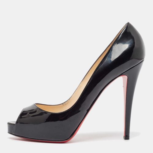 Christian Louboutin Black Patent Leather Very Prive Pumps Size 40.5 - Christian Louboutin - Modalova