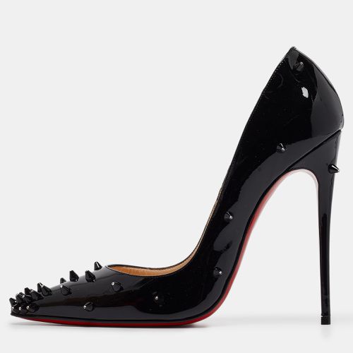 Christian Louboutin Black Patent Leather Diamond Spike Pumps Size 40 - Christian Louboutin - Modalova