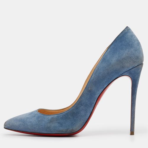 Christian Louboutin Blue Suede Pigalle Follies Pumps Size 39 - Christian Louboutin - Modalova