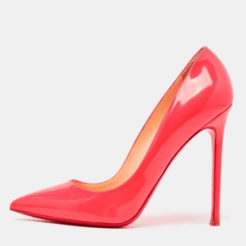 Christian Louboutin Neon Pink Patent Leather Pigalle Follies Pumps Size 39 - Christian Louboutin - Modalova