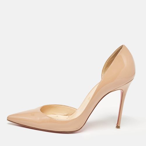 Christian Louboutin Beige Patent Leather Iriza Pumps Size 40 - Christian Louboutin - Modalova