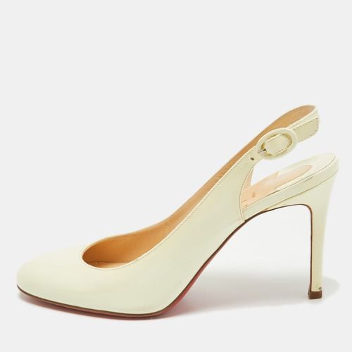 Christian Louboutin Cream Patent Leather Pumps 37 - Christian Louboutin - Modalova