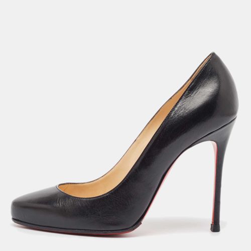 Christian Louboutin Black Leather Simple Pumps Size 38 - Christian Louboutin - Modalova