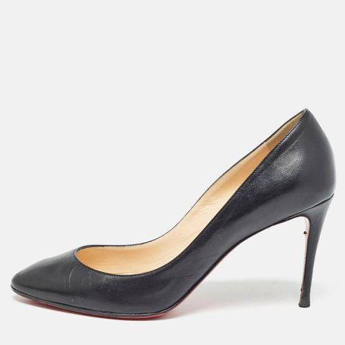 Christian Louboutin Black Leather Ronaldo Pumps Size 38.5 - Christian Louboutin - Modalova