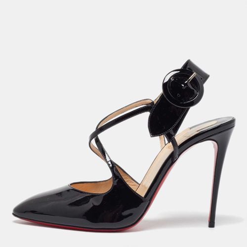 Christian Louboutin Black Patent Leather Hollandway Pumps Size 39 - Christian Louboutin - Modalova