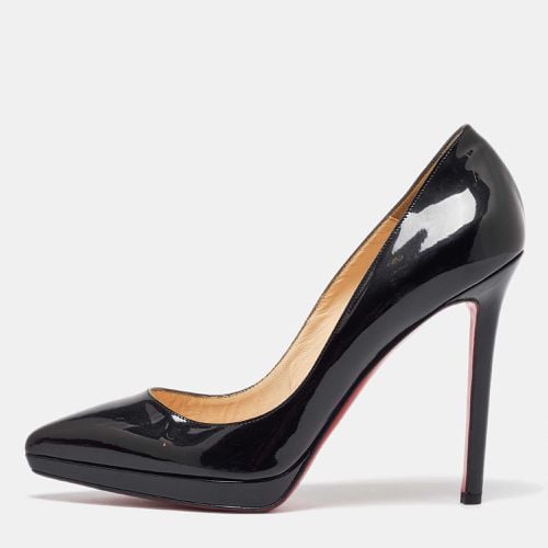 Christian Louboutin Black Patent Leather Pigalle Plato Pumps Size 39 - Christian Louboutin - Modalova