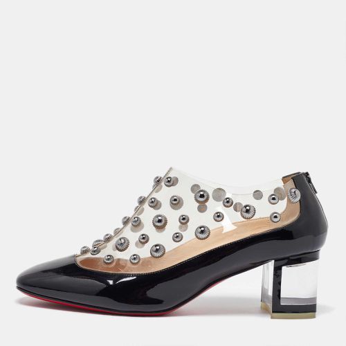 Christian Louboutin Black Patent Leather and PVC Space Odd Boots Size 40 - Christian Louboutin - Modalova