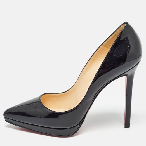 Christian Louboutin Black Patent Leather Pigalle Plato Pumps Size 37 - Christian Louboutin - Modalova