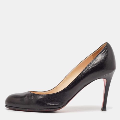 Christian Louboutin Black Leather Simple Pumps Size 37.5 - Christian Louboutin - Modalova