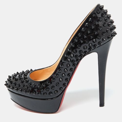 Christian Louboutin Black Patent Leather Bianca Spike Pumps Size 36.5 - Christian Louboutin - Modalova