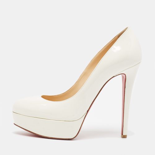 Christian Louboutin White Patent Leather Bianca Pumps Size 38.5 - Christian Louboutin - Modalova