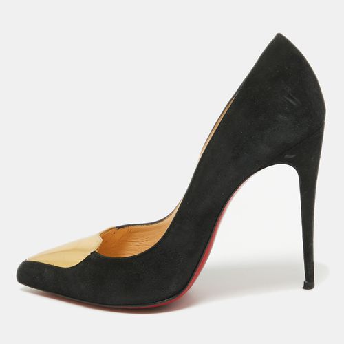 Christian Louboutin Black Suede Doracora Pumps Size 37.5 - Christian Louboutin - Modalova