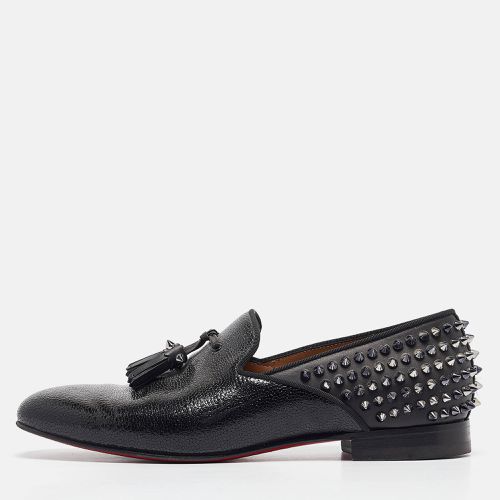 Christian Louboutin Black Leather Tassilo Loafers Size 41.5 - Christian Louboutin - Modalova