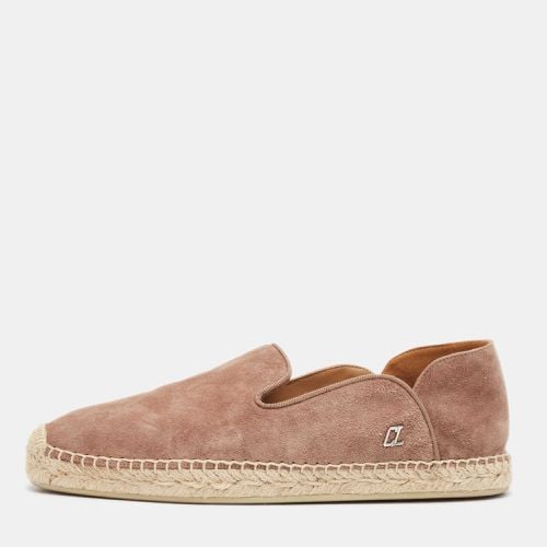 Christian Louboutin Beige Suede Espadon Espadrille Flats Size 39 - Christian Louboutin - Modalova