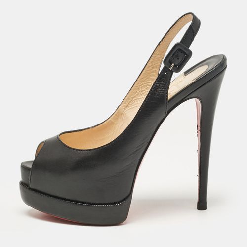 Leather Palais Royal Trepointe Slingback Pumps Size 36.5 - Christian Louboutin - Modalova