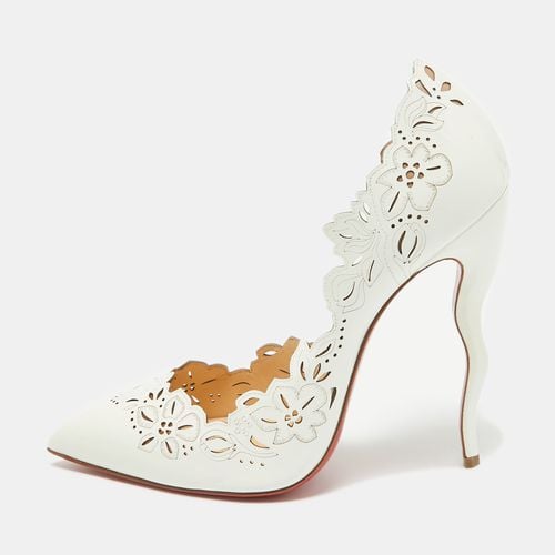 Christian Louboutin White Patent Leather D'orsay Pumps Size 40 - Christian Louboutin - Modalova