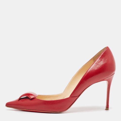 Christian Louboutin Red Leather Pointed Toe Pumps Size 37.5 - Christian Louboutin - Modalova