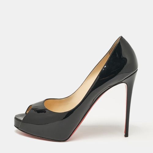 Christian Louboutin Black Patent Leather New Very Prive Pumps Size 39 - Christian Louboutin - Modalova