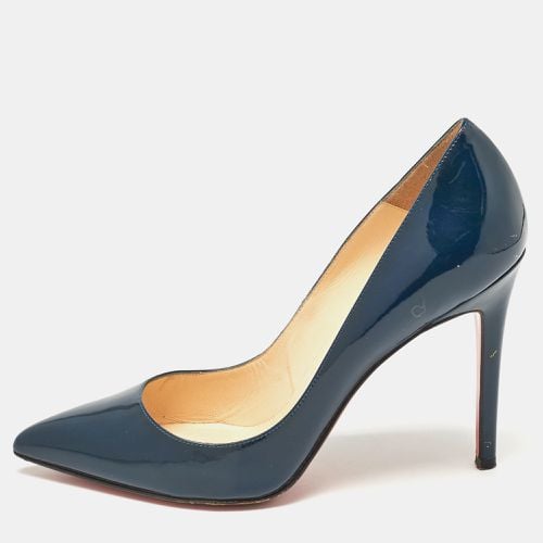 Christian Louboutin Navy Blue Patent Leather Pigalle Pumps Size 39.5 - Christian Louboutin - Modalova