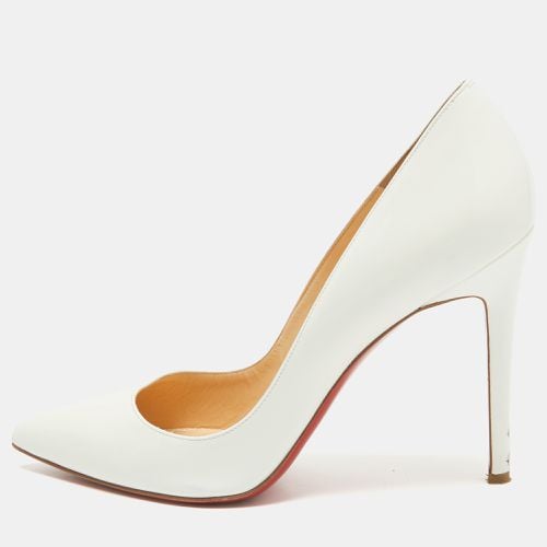 Christian Louboutin White Patent Leather Pigalle Pumps Size 40 - Christian Louboutin - Modalova