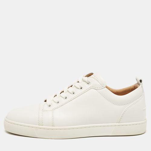 Christian Louboutin White Leather Louis Junior Low Top Sneakers Size 40.5 - Christian Louboutin - Modalova