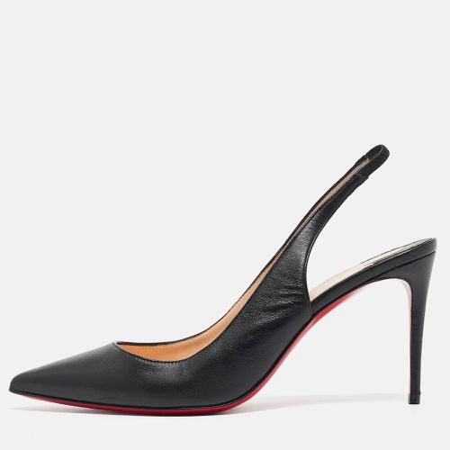 Christian Louboutin Black Leather Kate Slingback Pumps Size 38.5 - Christian Louboutin - Modalova