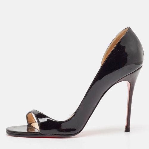 Christian Louboutin Black Patent Leather Toboggan Pumps Size 40 - Christian Louboutin - Modalova