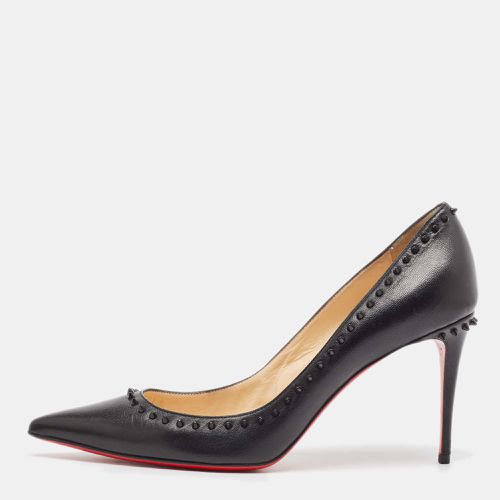 Christian Louboutin Black Leather Anjalina Pumps Size 38.5 - Christian Louboutin - Modalova