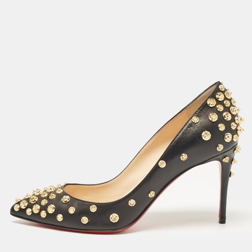 Christian Louboutin Black Leather Aimantaclou Pumps Size 38 - Christian Louboutin - Modalova