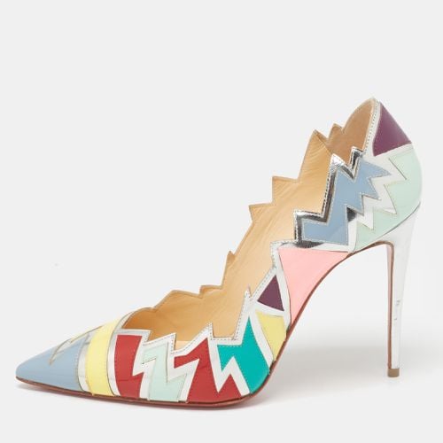 Christian Louboutin Multicolor Patent Leather Explotek Zig-Zag Pumps Size 38 - Christian Louboutin - Modalova