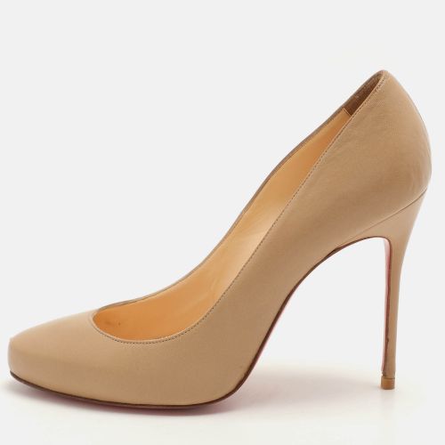 Christian Louboutin Beige Leather Simple Pumps Size 39 - Christian Louboutin - Modalova