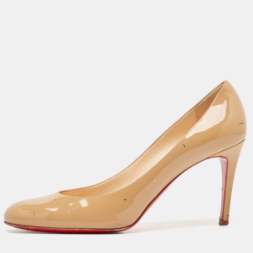 Christian Louboutin Beige Patent Leather Simple Pumps Size 38 - Christian Louboutin - Modalova