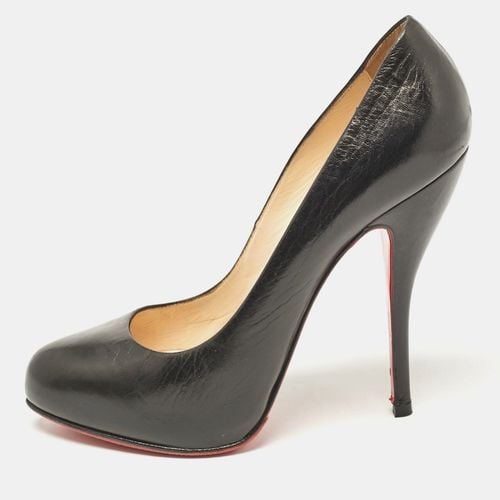 Christian Louboutin Black Leather Rolando Pumps Size 38 - Christian Louboutin - Modalova