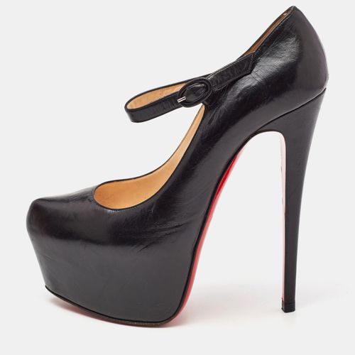 Leather Lady Daf Mary Jane Pumps Size 39 - Christian Louboutin - Modalova