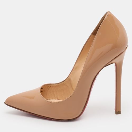 Christian Louboutin Beige Patent Leather Pigalle Pumps Size 36.5 - Christian Louboutin - Modalova