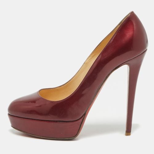 Christian Louboutin Red Patent Leather Bianca Platform Pumps Size 38.5 - Christian Louboutin - Modalova