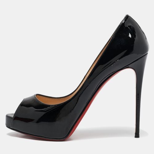 Christian Louboutin Black Patent Leather New Very Prive Pumps Size 37.5 - Christian Louboutin - Modalova