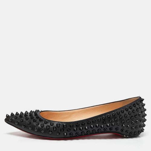 Christian Louboutin Black Leather Pigalle Spikes Ballet Flats Size 36.5 - Christian Louboutin - Modalova