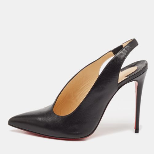 Christian Louboutin Black Leather Rivafish Pumps Size 38.5 - Christian Louboutin - Modalova